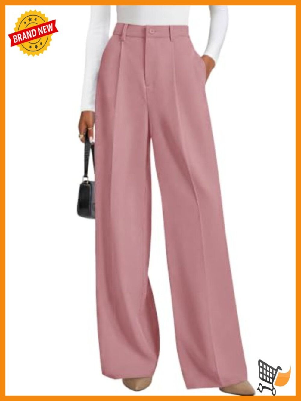 PRETTYGARDEN Women's Wide Leg Palazzo Dress Pants Work High Waist